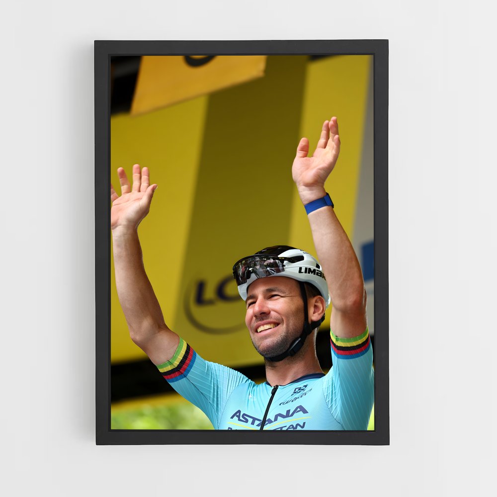 Poster Le Maître des Cimes – affiche Cyclisme (vue 2)